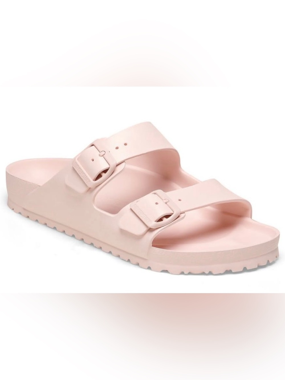 Birkenstock Light Pink Two-Strap EVA Slide Sandal